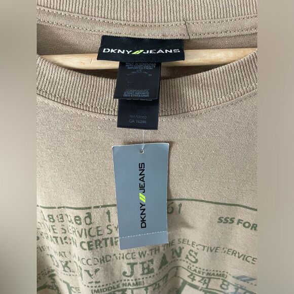 NWT DKNY Vintage Honorable Service T-Shirt National Defense XXL - Picture 6 of 12